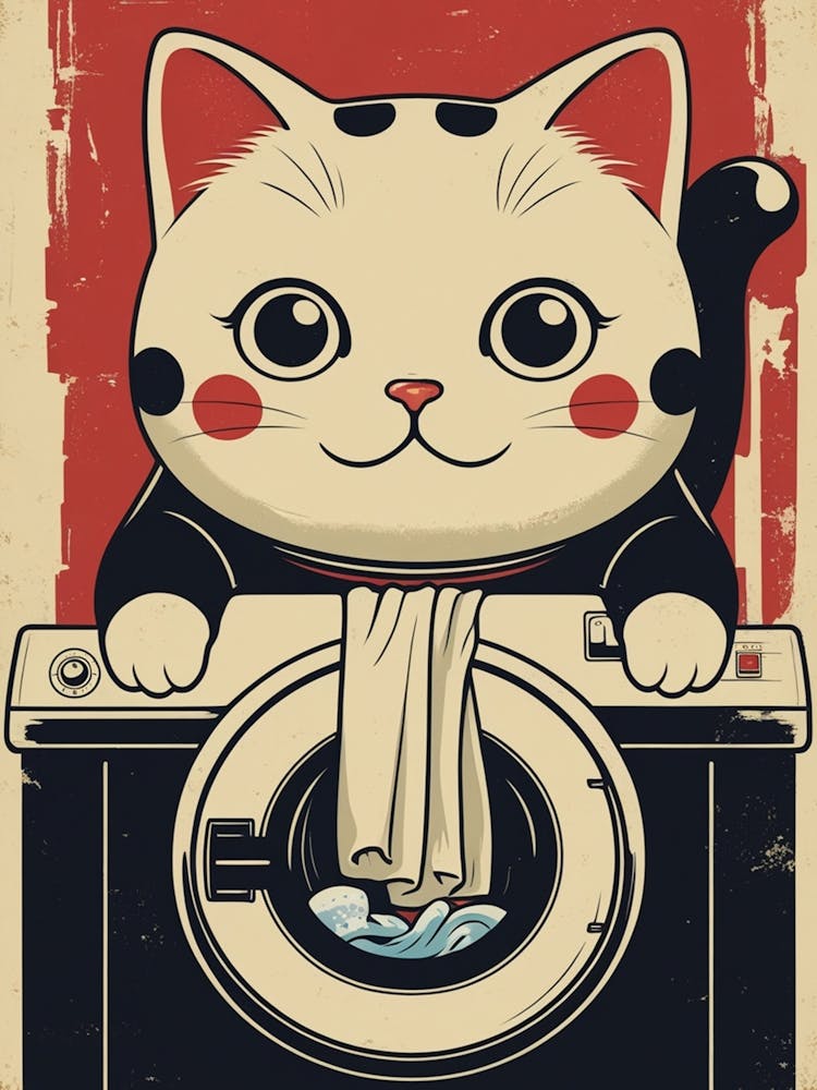 Cat In Washing Machine 21