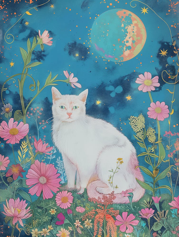 Cat In The Moonlight
