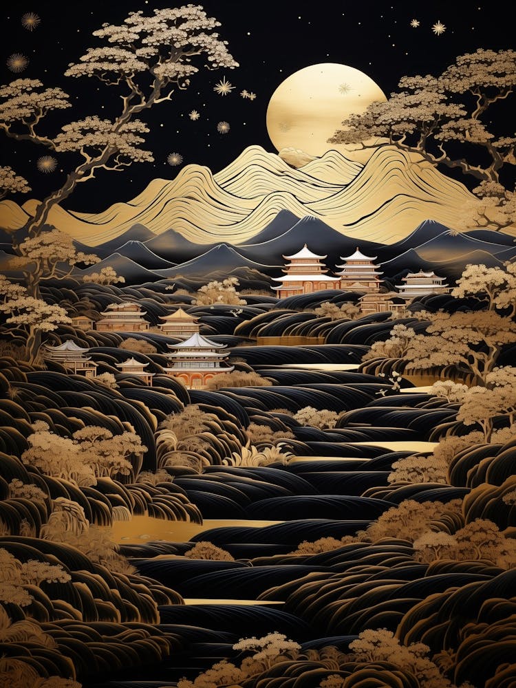Japanese Landscape Painting 3