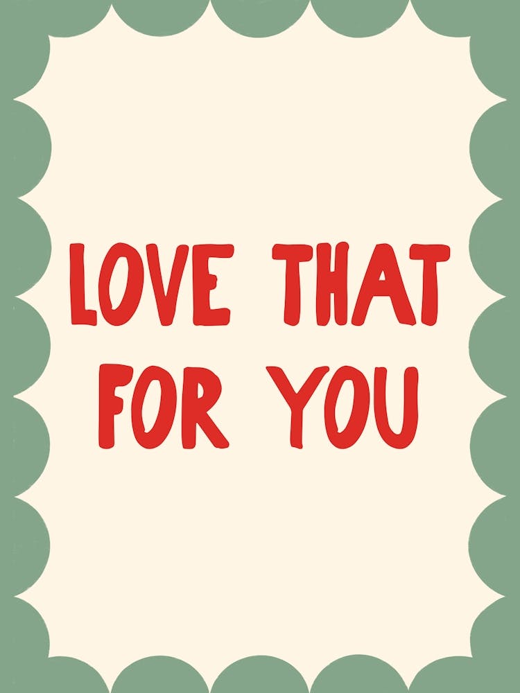 Love That For You - Grün und Rot