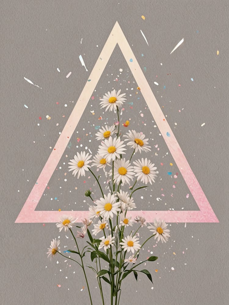 Triangle Daisies no1