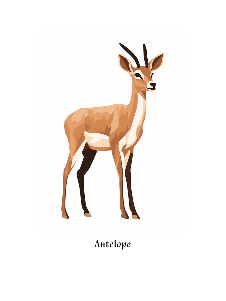 Data Set 22 Kids Animal Poster