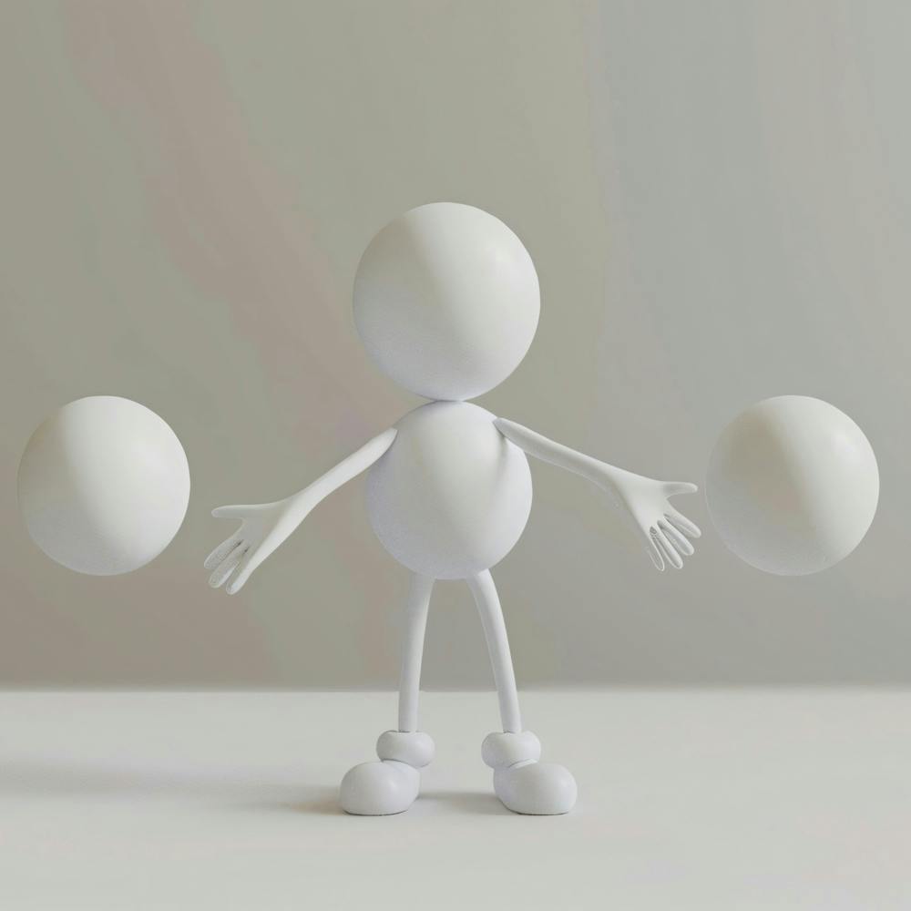 White Man With Two Balls