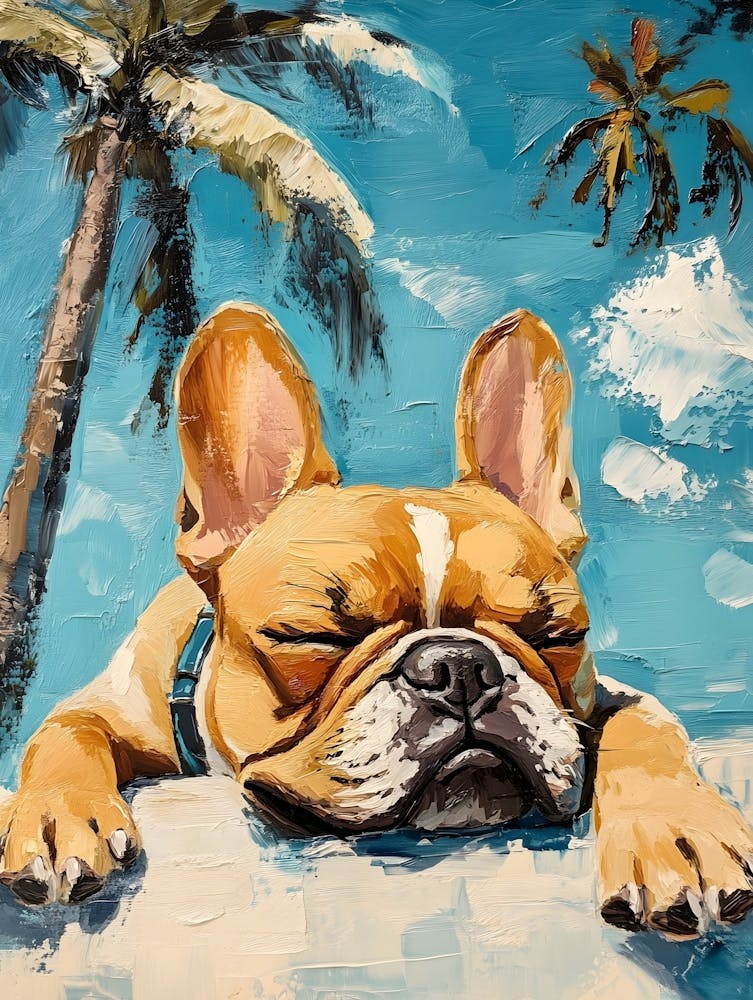 Poolside Frenchie 1