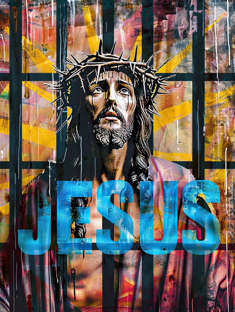 Divine Savior | Jesus Poster
