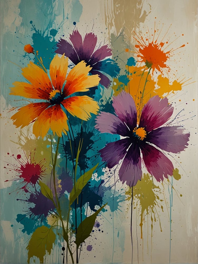 Fleurs Colorées 12