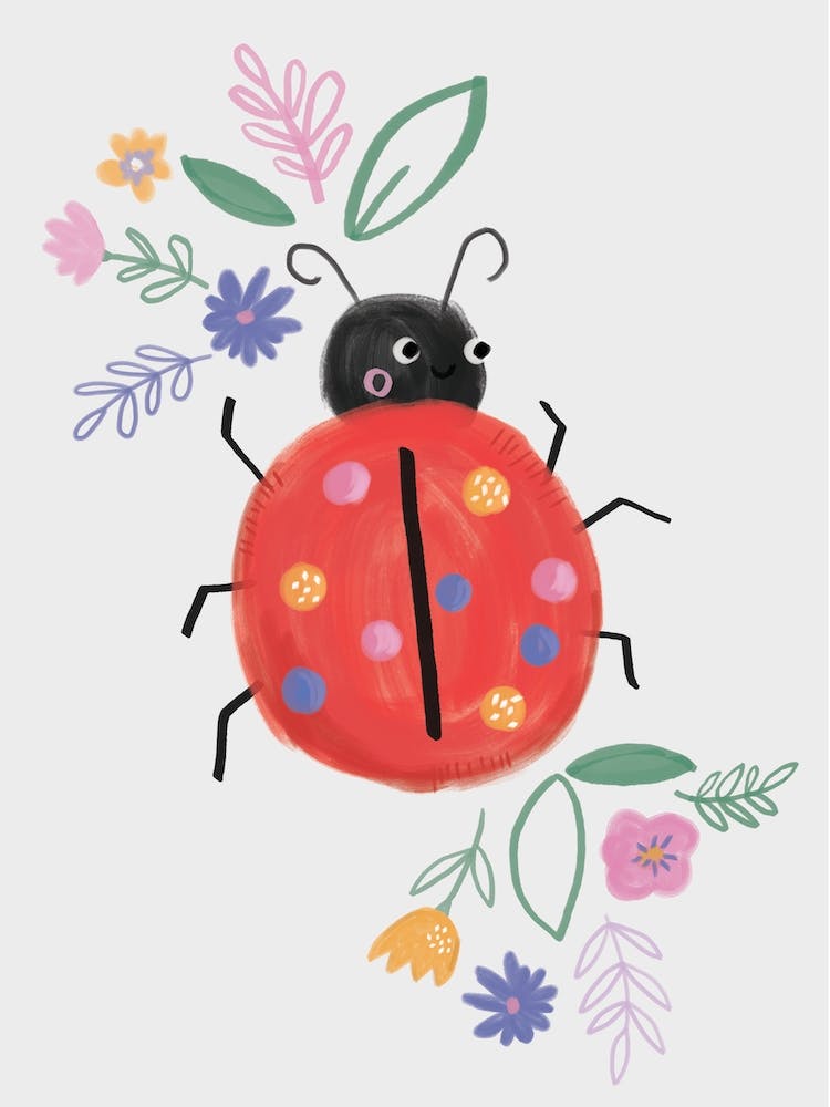 Cute Critters Lady Bug Kids