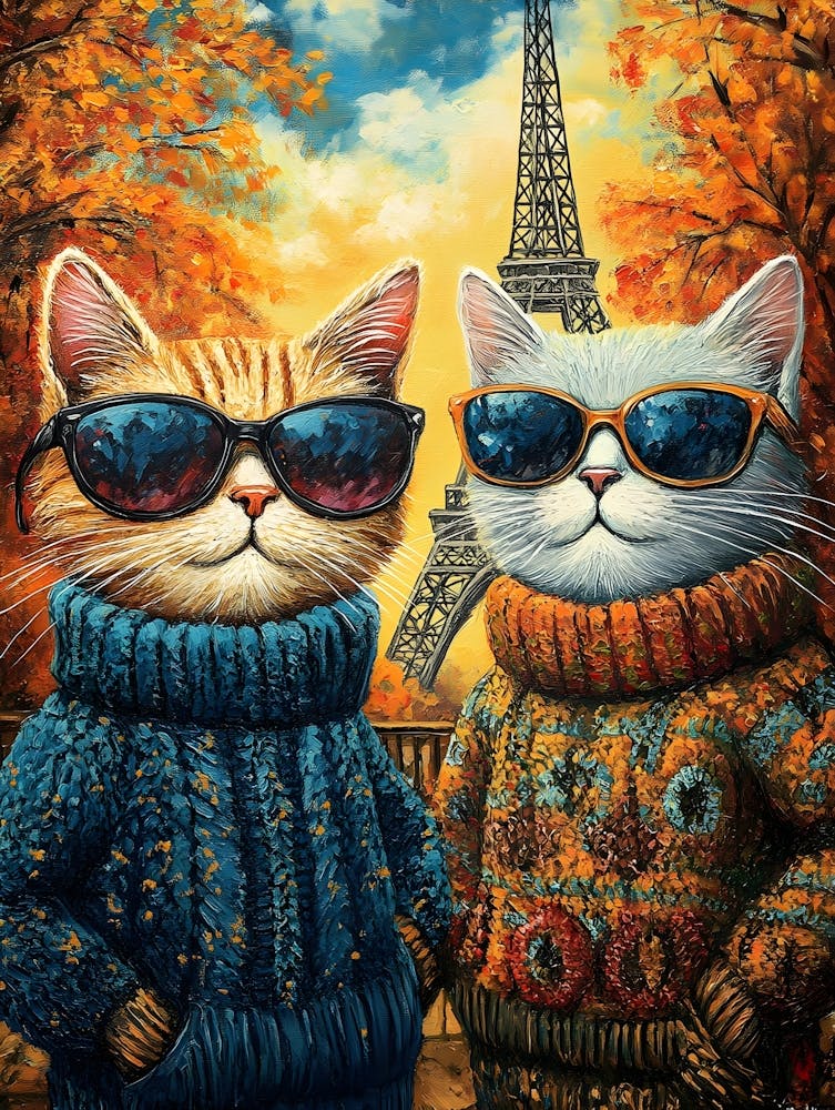 Autumn Cats In Paris 3