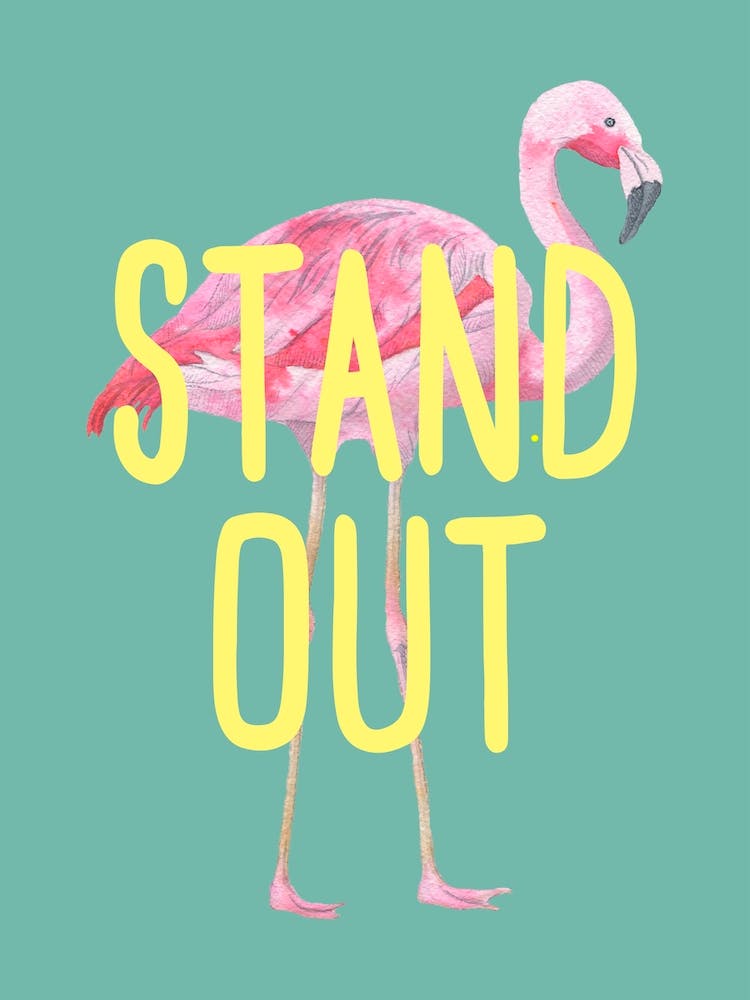 Stand Out Flamingo