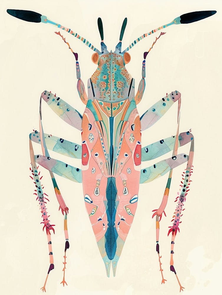 Colourful Insect 5 Illustration