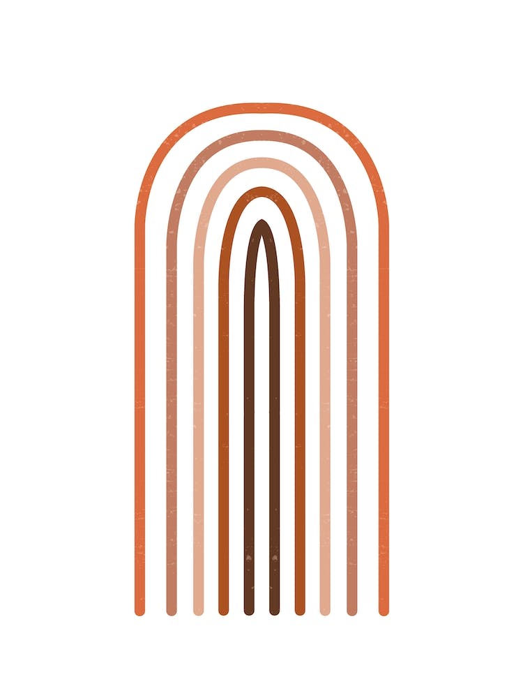 Abstract Brown Arches