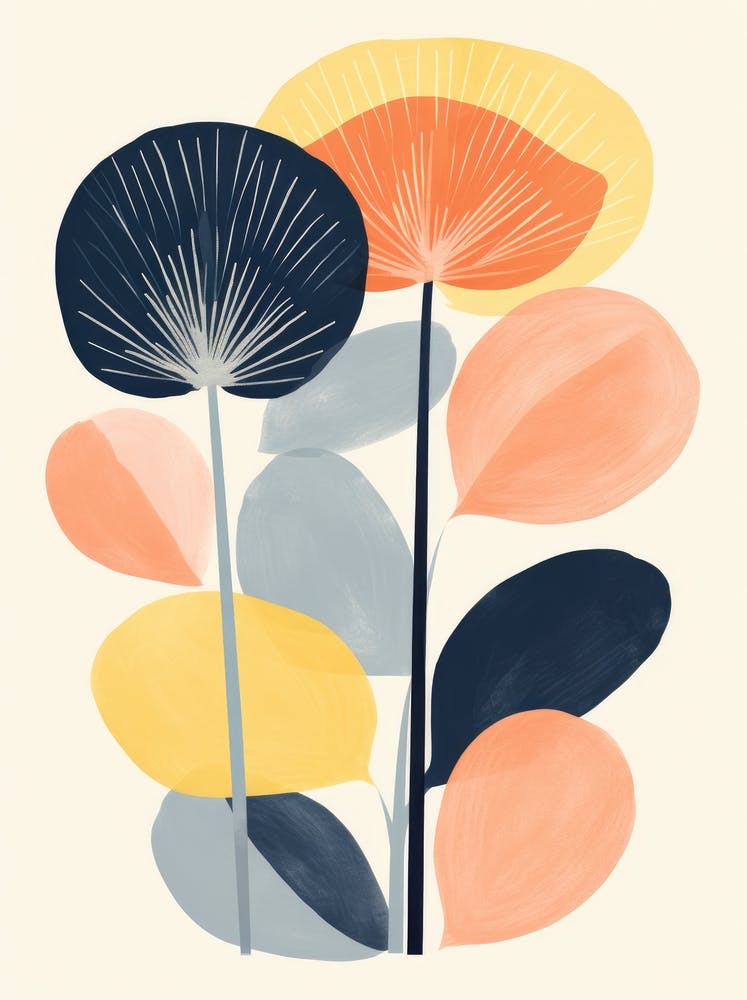 Abstract Flower Print