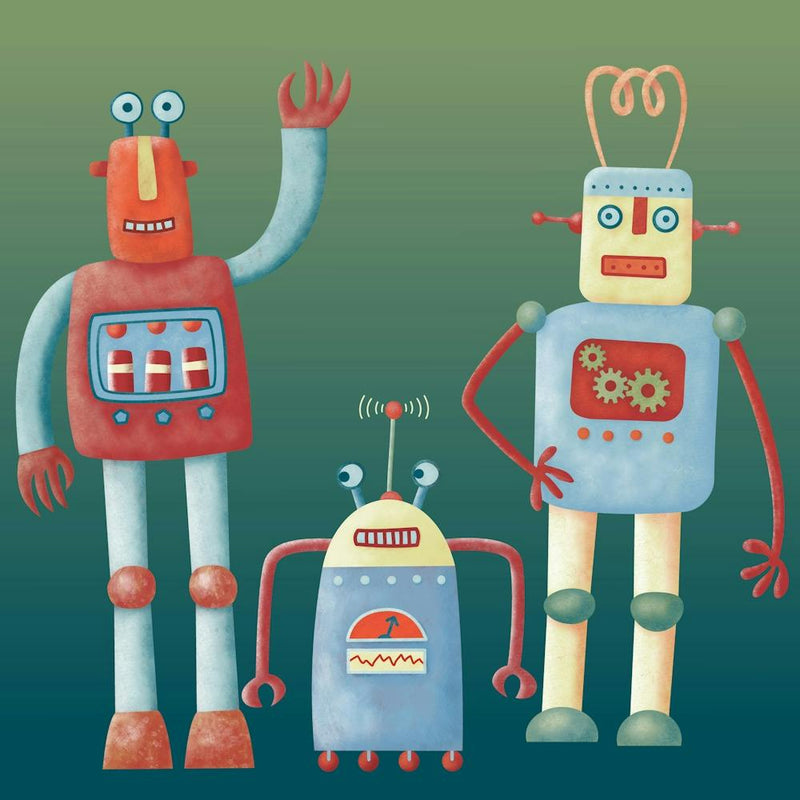 Three Retro Robots
