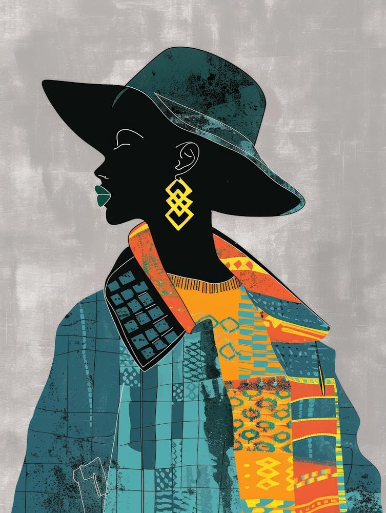 African Woman In Hat 5
