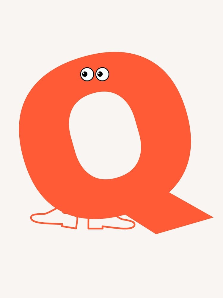 Alphabet Poster Q