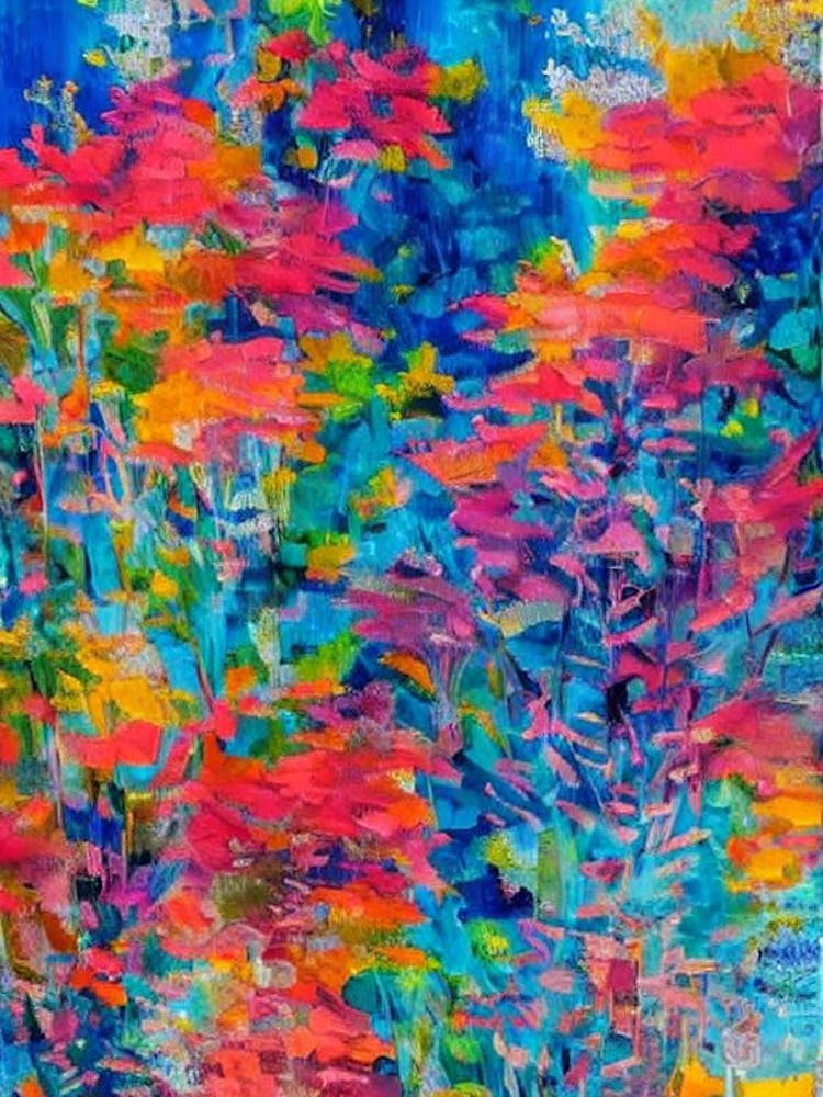 Acropora Pulchra Vibrant Painting