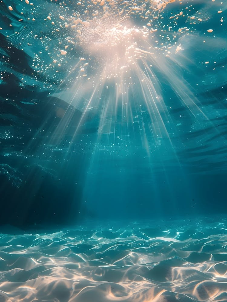 Underwater Sun Rays