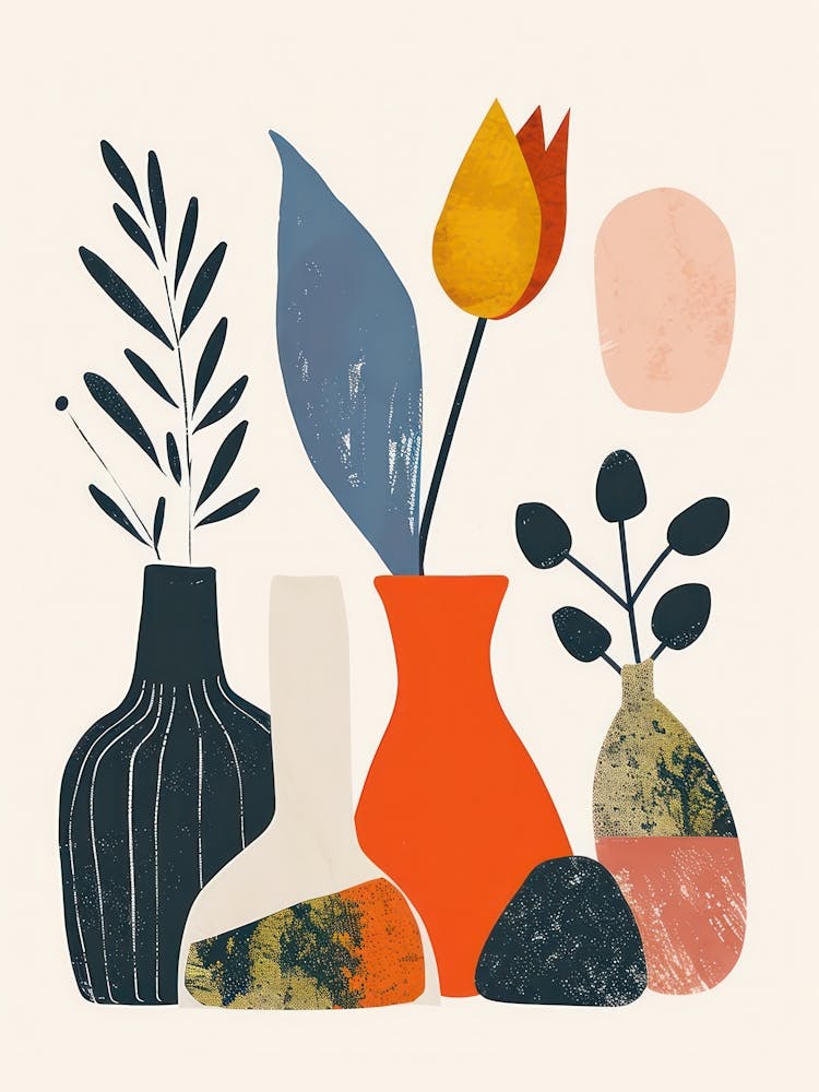 Abstract Objects Flat Illustration 7