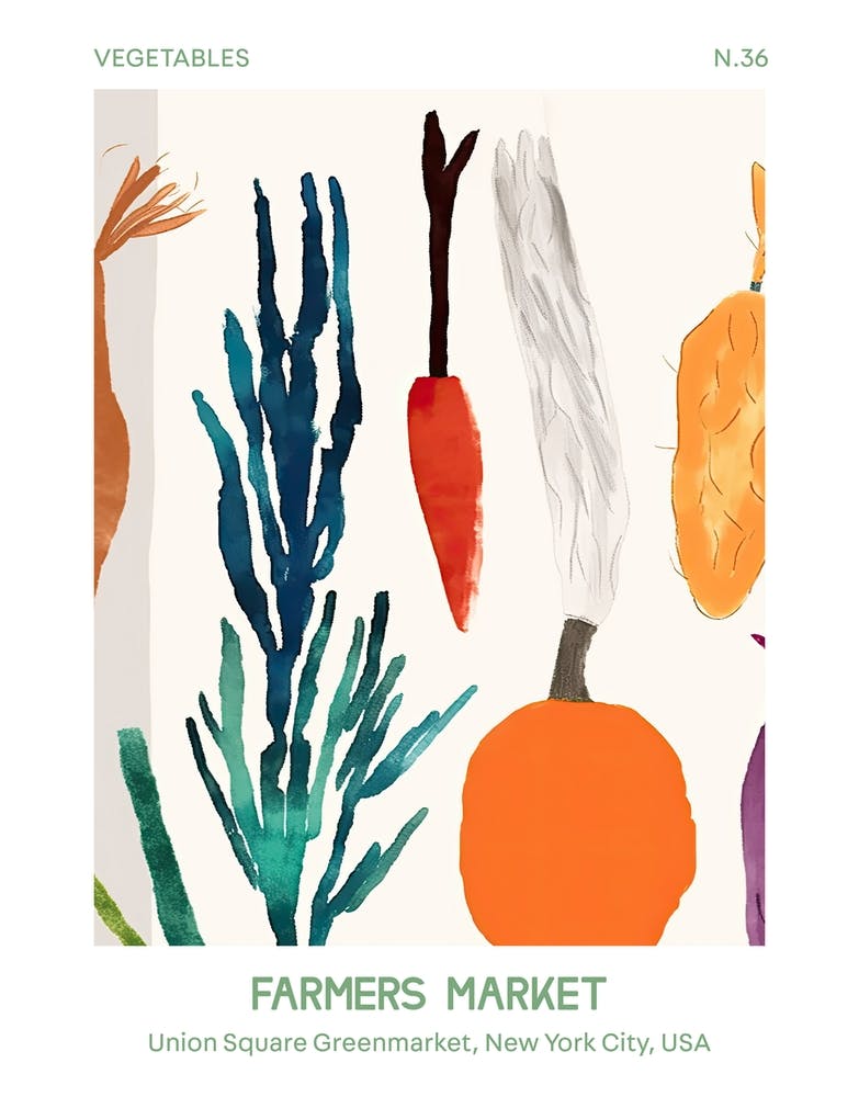 Carrots Vegetables Farmers Market 2 Union Square Greenmarket, New York City, Usa