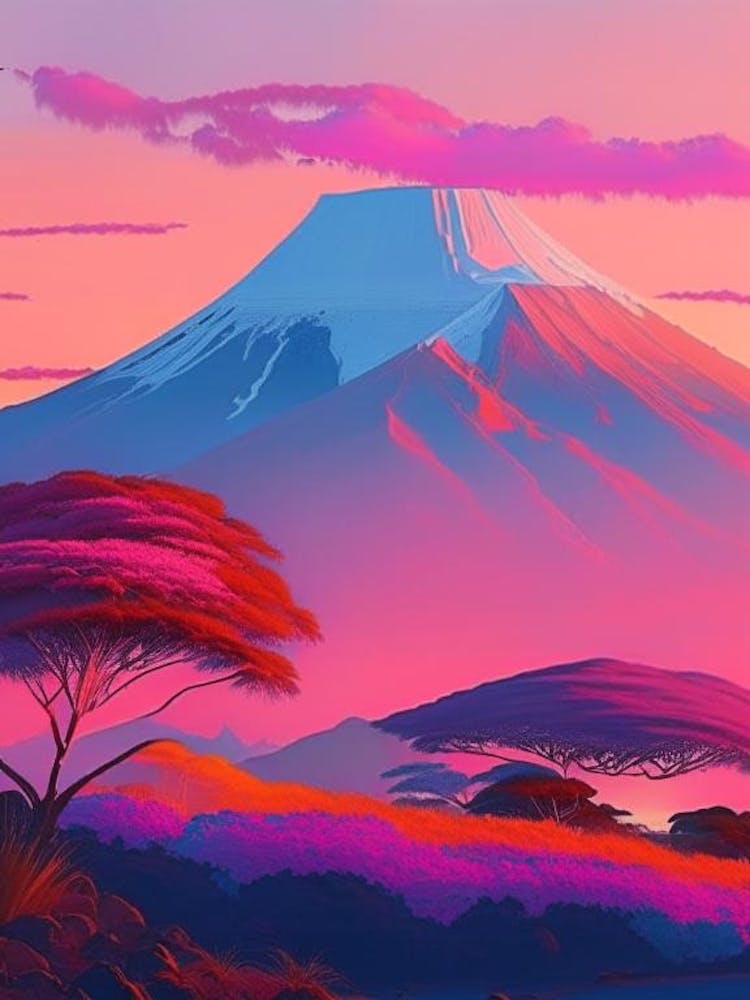 Mont Kilimandjaro - Coucher de Soleil Rêveur 3