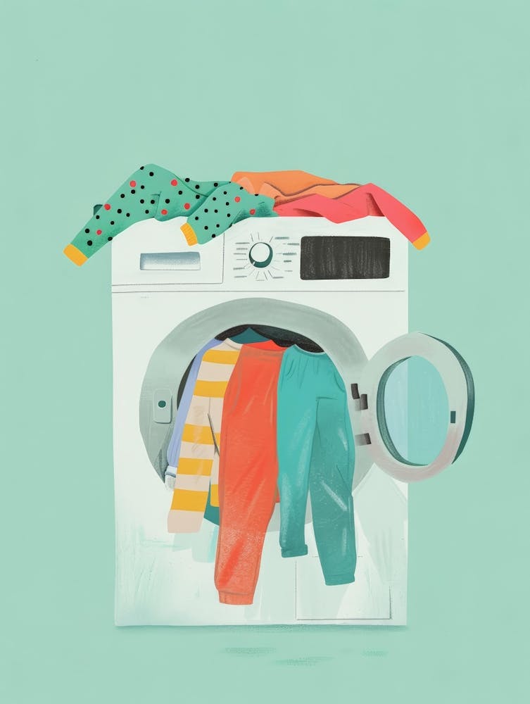 Illustration Of A Washing Machine