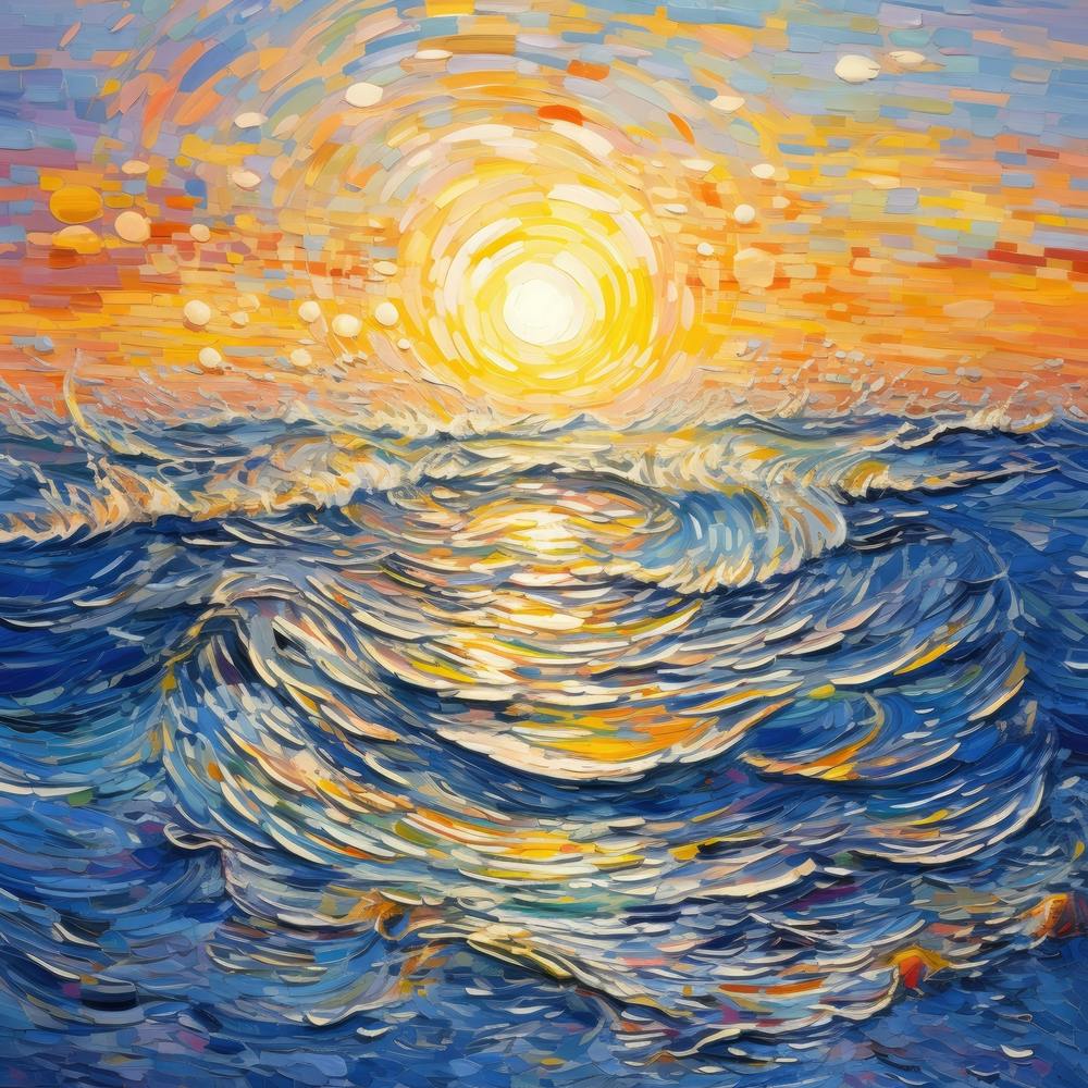 Sonnenuntergang im Ozean