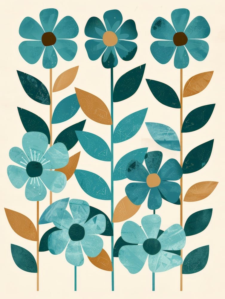 Blue Flowers 65