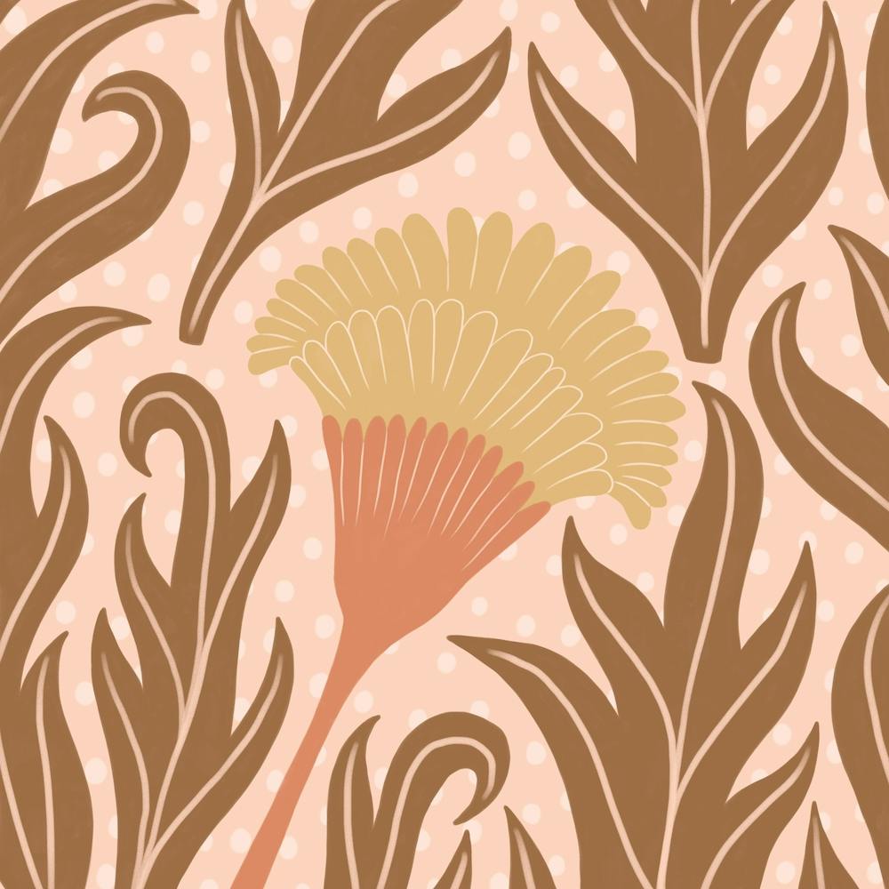 Polka Flora Square