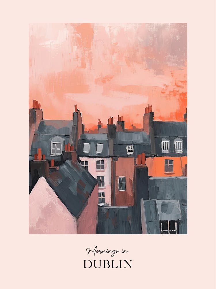 Mornings In Dublin Rooftops Morning Skyline 4