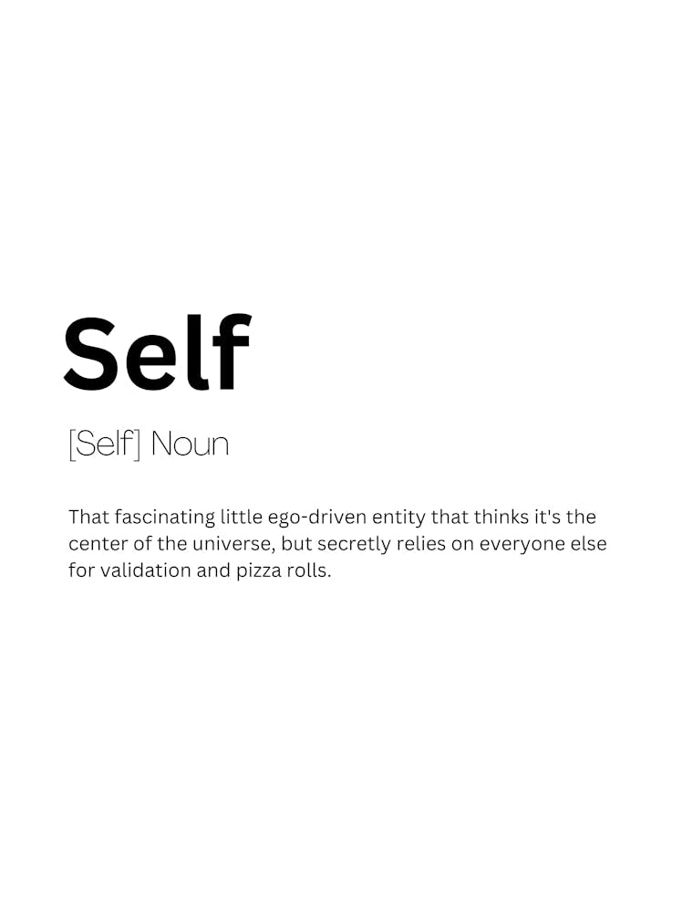 Self Definition Meaning