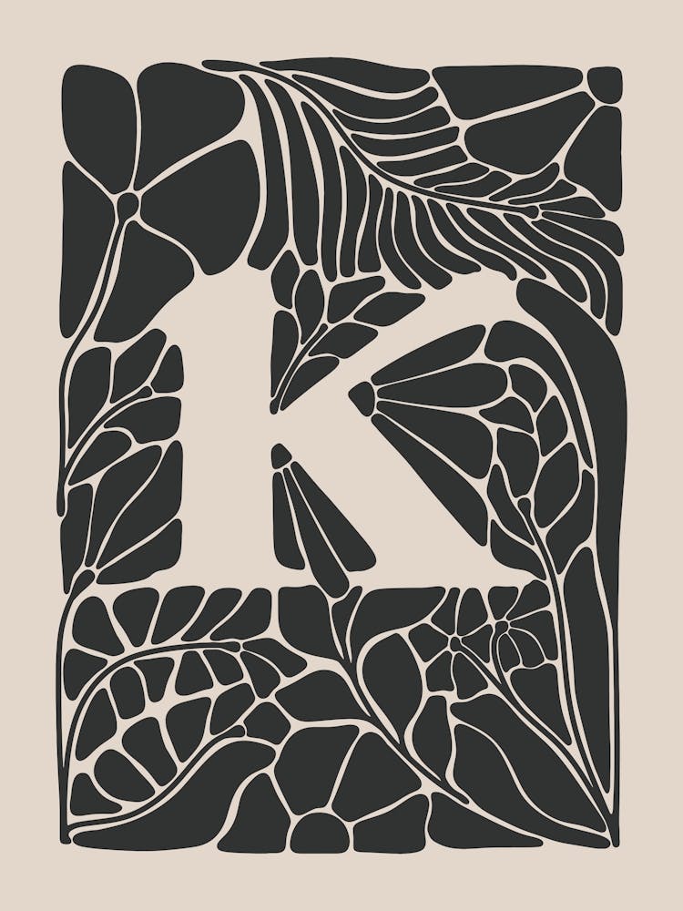 Botanical Letter K No 0751