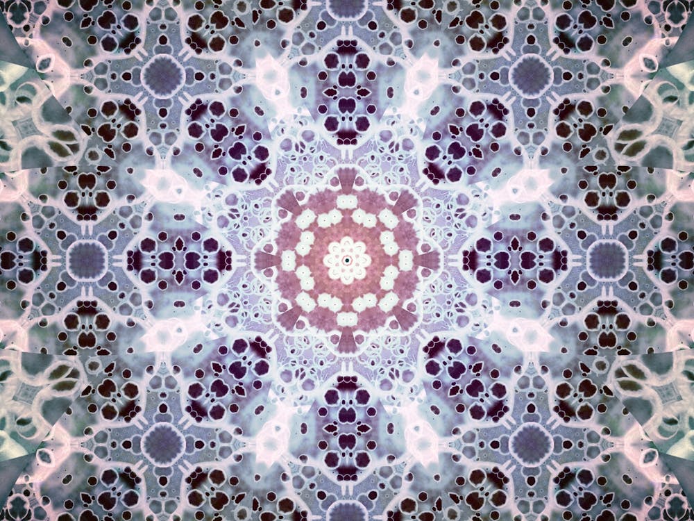 Abstract Purple Star 4