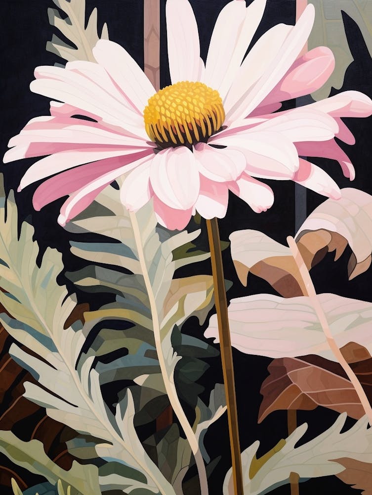 Flower Illustration Oxeye Daisy 4