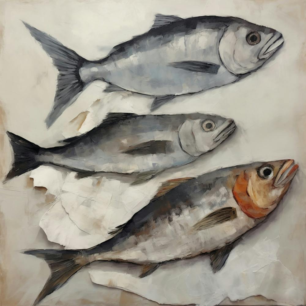 Sardinen Fische Malerei