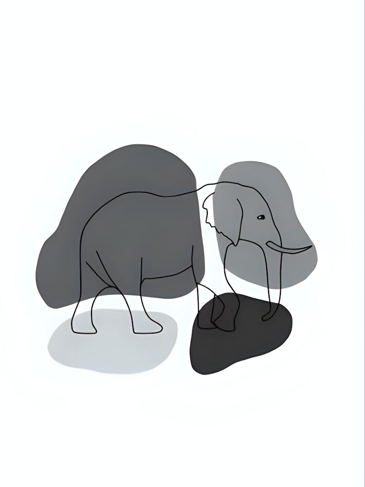 Elephant In The Grass
