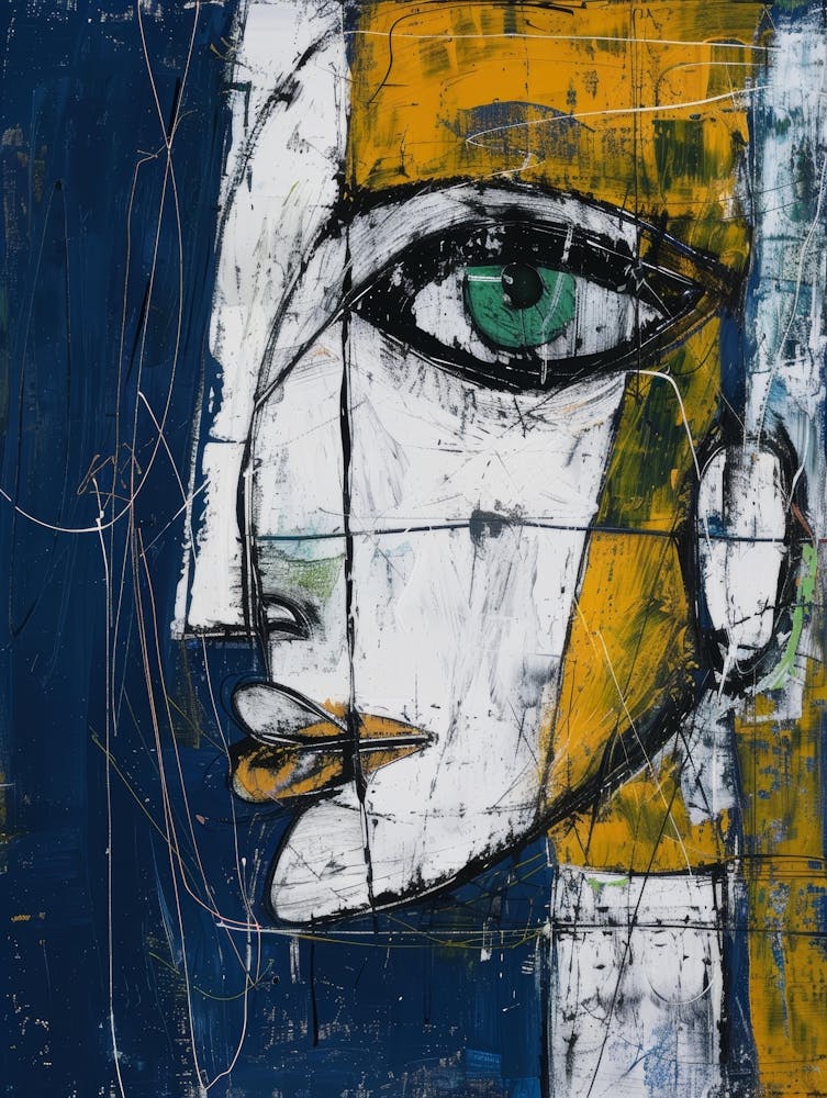 Abstract Of A Woman'S Face 24