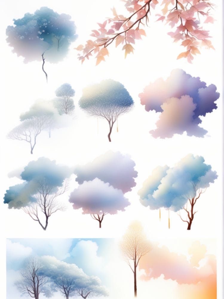 Autumn Trees Vector