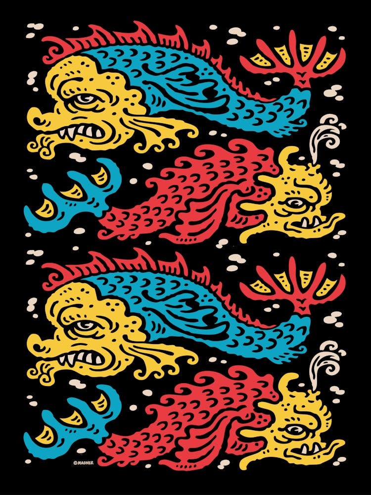 Sea Monster Composition