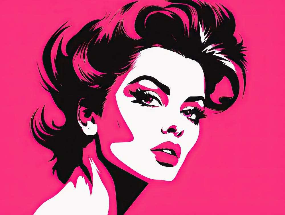 Pop Portrait Of A Woman