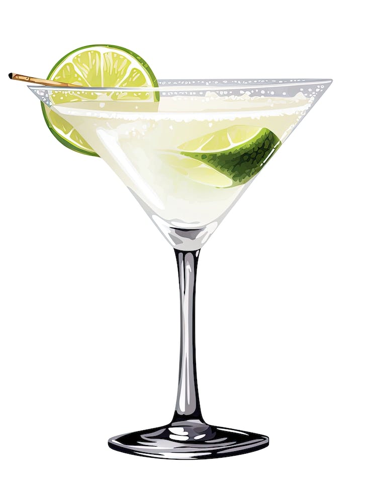 Mid Century Modern Margarita Floral Infusion Cocktail 4