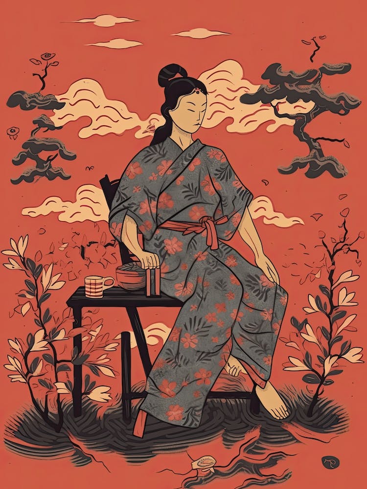 Female Samurai Onna Musha Illustration 23