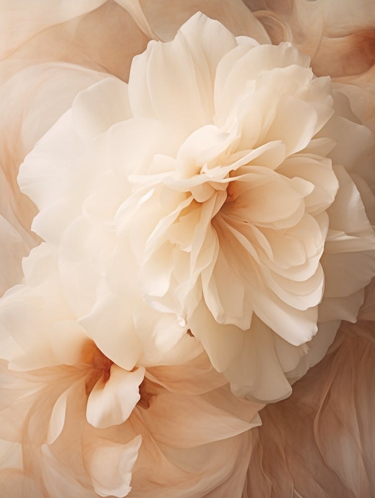 Boho Dried Flowers Camellia