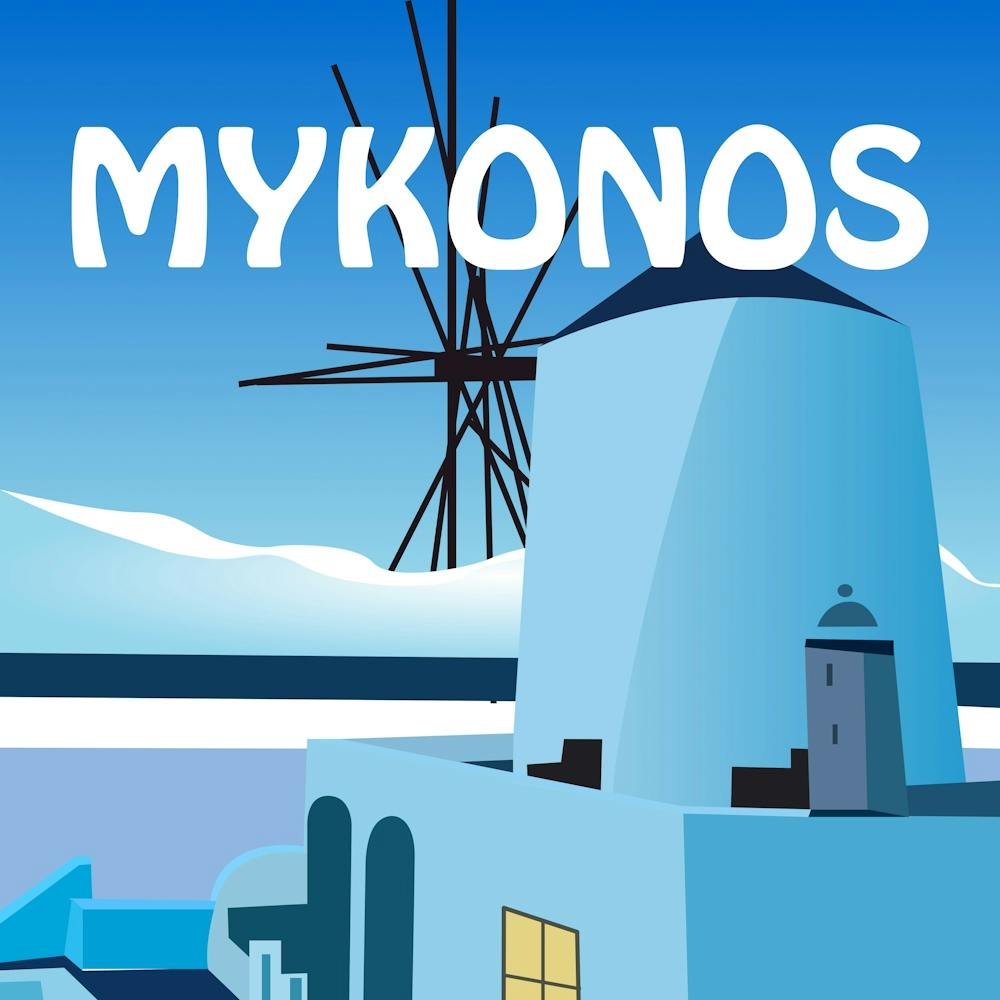 Mykonos Bold Illustration