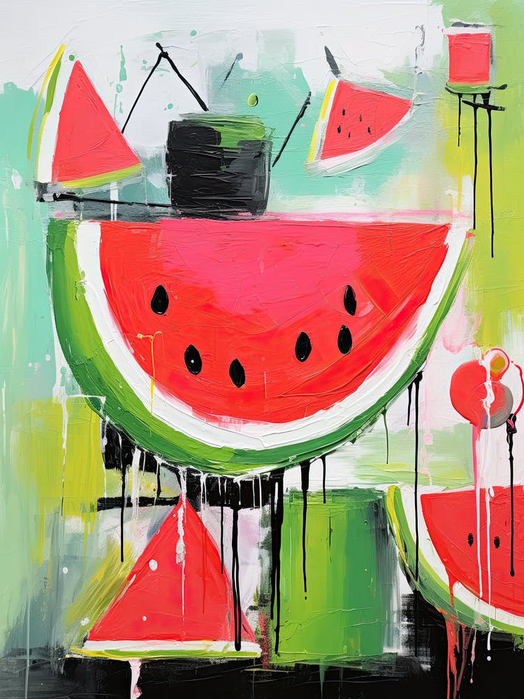 Colorful Melon Mosaic