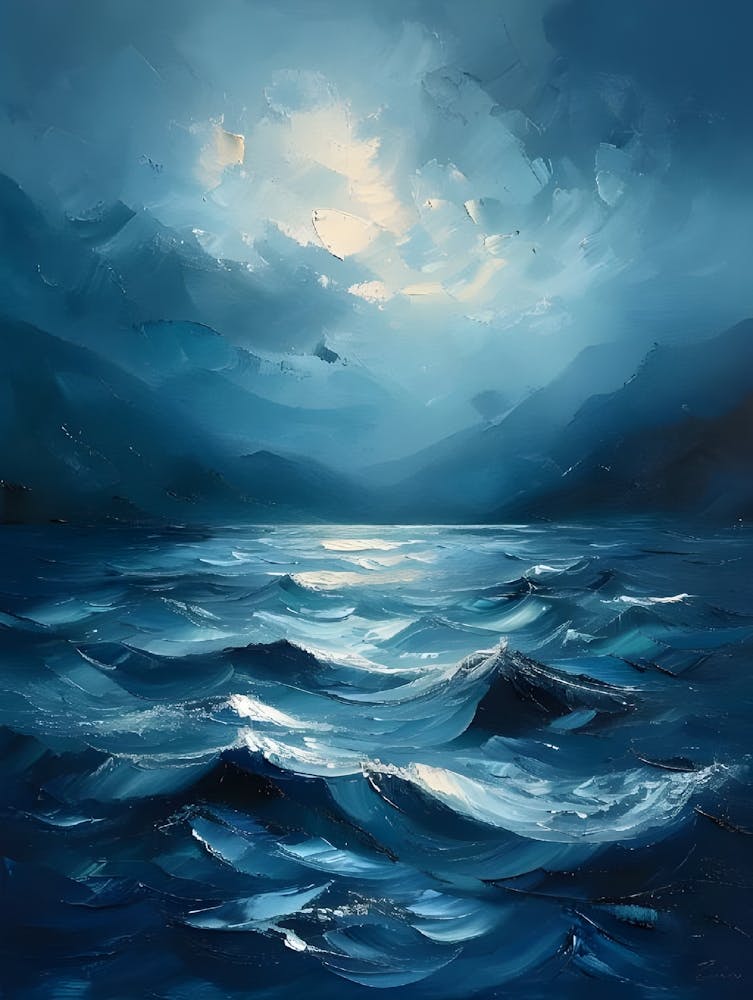 Ozean bei Nacht