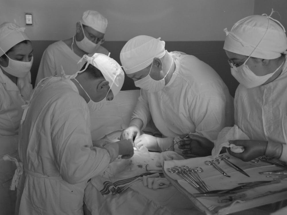 Operation At The Cairns General Hospital At The Fsa (Farm Security Administration) Farmworkers Communi