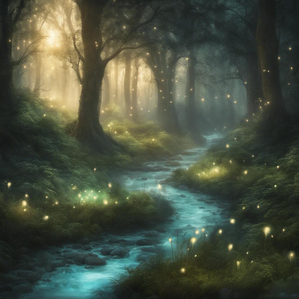 Fireflies In The Forest