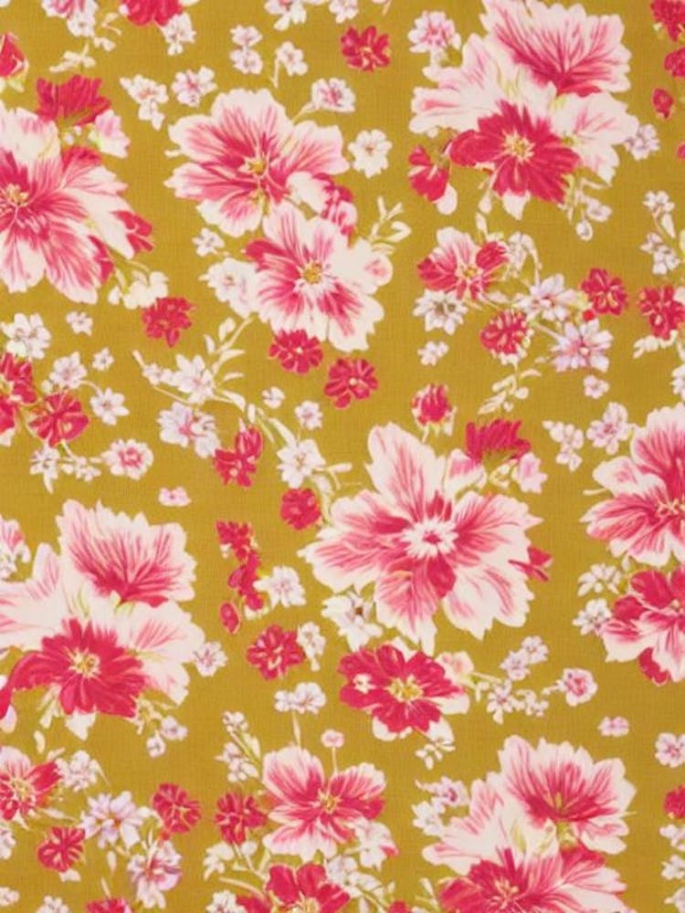 Canterbury Bell Floral Print Retro Pattern2 Flower