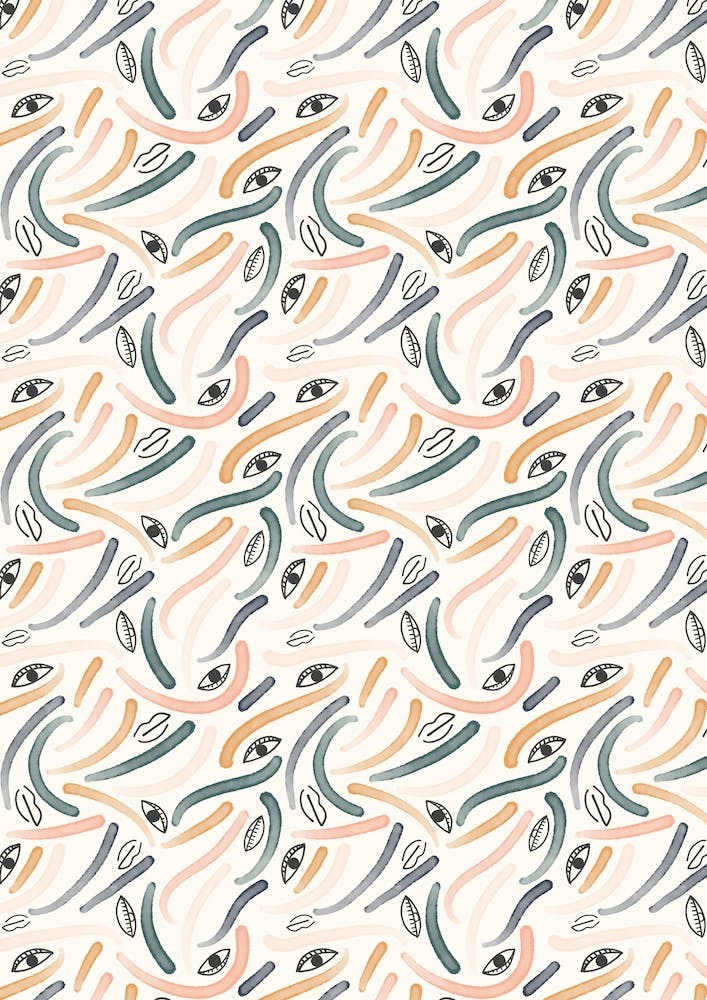 Makeup Swatches Pattern