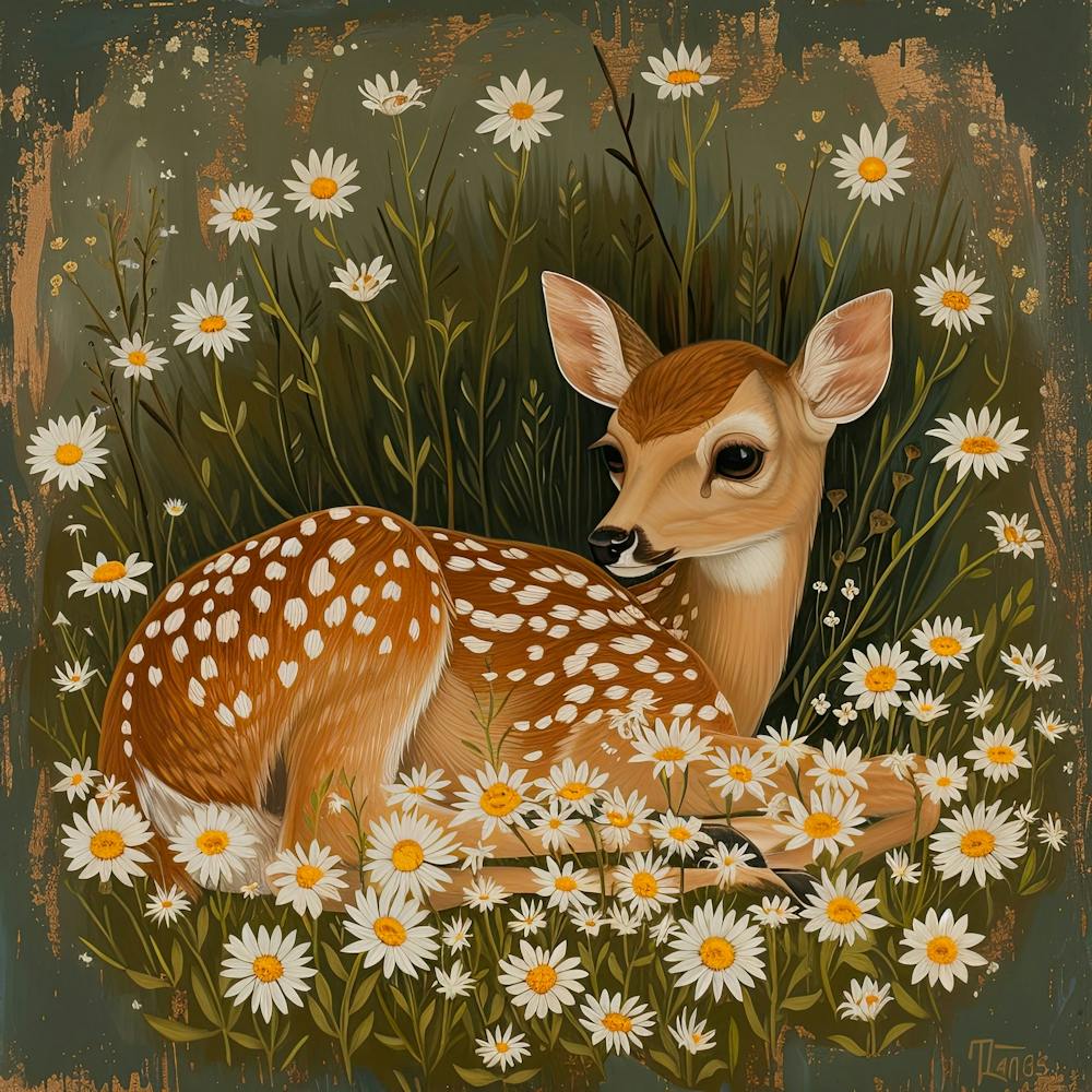 Fawn Fairycore Painting 4